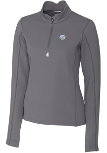 Cutter and Buck Southern University Jaguars Womens Grey Traverse 1/4 Zip Pullover