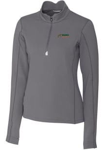 Cutter and Buck Florida A&amp;M Rattlers Womens Grey Traverse 1/4 Zip Pullover