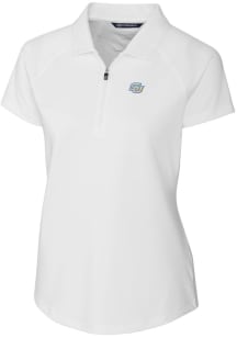 Cutter and Buck Southern University Jaguars Womens White Forge Short Sleeve Polo Shirt