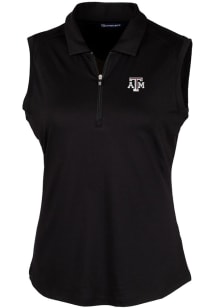 Cutter and Buck Texas A&amp;M Aggies Womens Black Forge Polo Shirt
