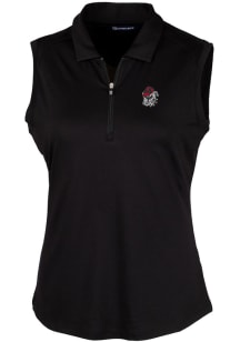 Cutter and Buck Georgia Bulldogs Womens Black Forge Polo Shirt