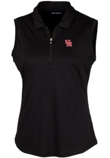 Cutter and Buck Houston Cougars Womens Black Forge Polo Shirt