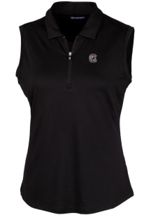 Cutter and Buck South Carolina Gamecocks Womens Black Forge Polo Shirt