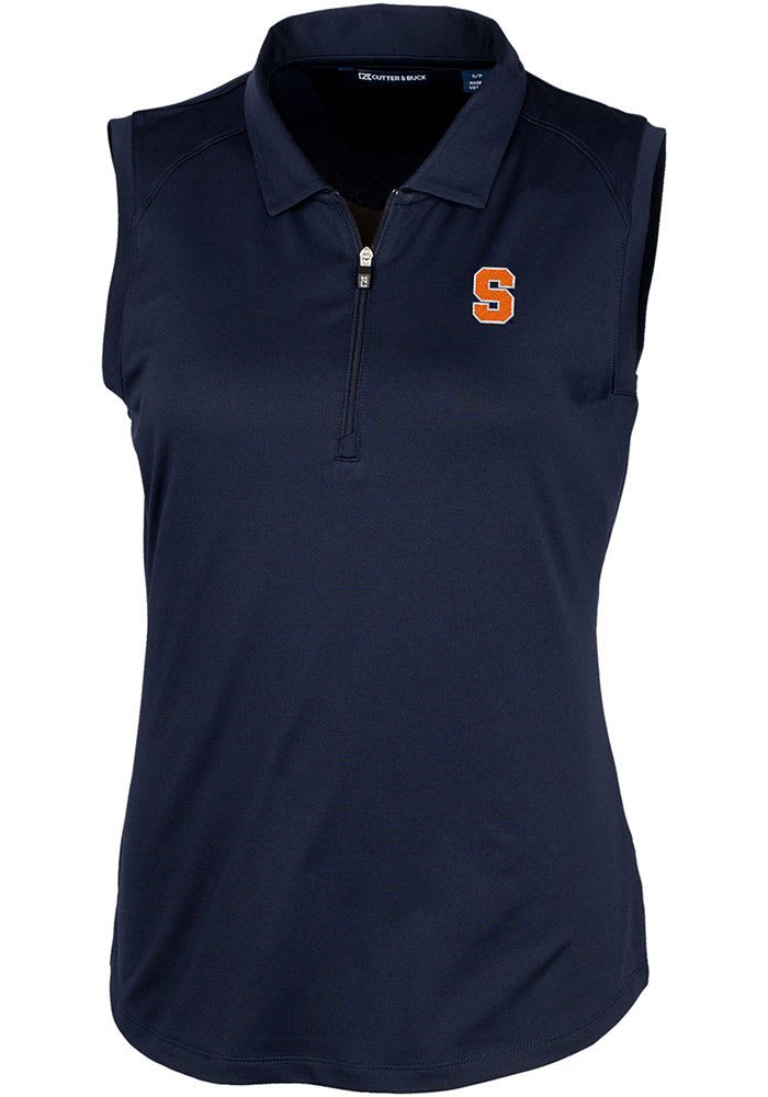 Cutter and Buck Syracuse Orange Womens Navy Blue Forge Tank Top