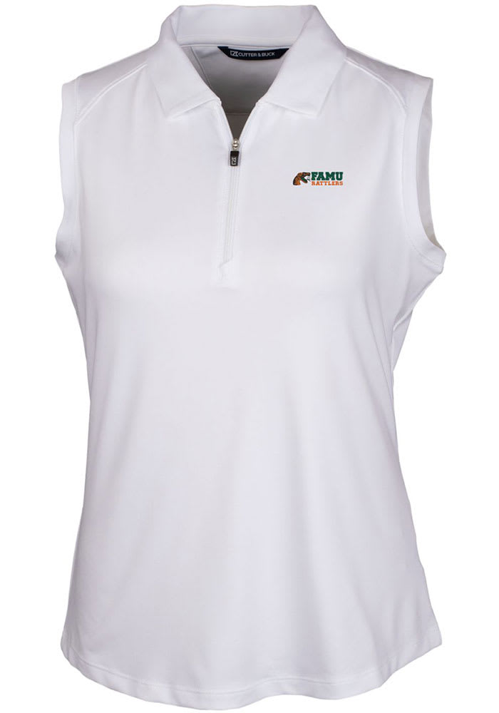 Cutter and Buck Florida A&M Rattlers Womens White Forge Tank Top
