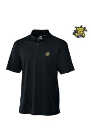 Cutter and Buck Wichita State Shockers Mens Black Genre Short Sleeve Polo
