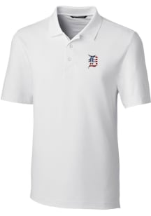 Cutter and Buck Detroit Tigers Mens White Forge Big and Tall Polos Shirt