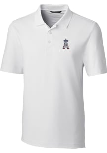 Cutter and Buck Los Angeles Angels Mens White Forge Big and Tall Polos Shirt