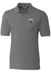 Cutter and Buck Howard Bison Mens Grey Advantage Short Sleeve Polo