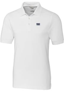 Cutter and Buck Jackson State Tigers Mens White Advantage Short Sleeve Polo