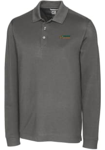 Cutter and Buck Florida A&amp;M Rattlers Mens Grey Advantage Pique Long Sleeve Polo Shirt