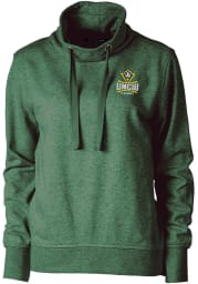 Cutter and Buck UNCW Seahawks Womens Green Saturday Mock Long Sleeve Pullover