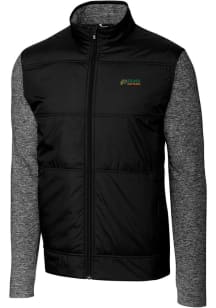 Cutter and Buck Florida A&amp;M Rattlers Mens Black Stealth Hybrid Quilted Medium Weight Jacket