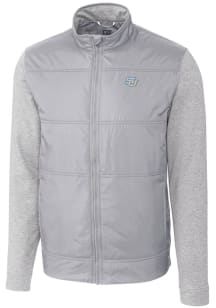 Cutter and Buck Southern University Jaguars Mens Grey Stealth Hybrid Quilted Medium Weight Jacke..