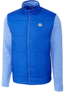 Cutter and Buck Southern University Jaguars Mens Blue Stealth Hybrid Quilted Medium Weight Jacke..