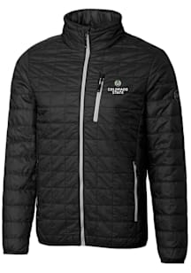 Cutter and Buck Colorado State Rams Mens Black Rainier PrimaLoft Puffer Filled Jacket