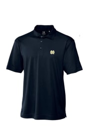 Cutter and Buck Notre Dame Fighting Irish Mens Navy Blue Genre Short Sleeve Polo