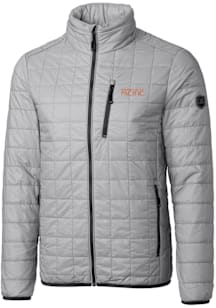 Cutter and Buck Pacific Tigers Mens Grey Rainier PrimaLoft Puffer Filled Jacket