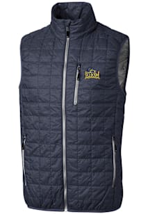 Mens Drexel Dragons Grey Cutter and Buck Rainier PrimaLoft Puffer Vest