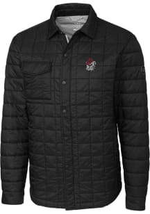 Cutter and Buck Georgia Bulldogs Mens Black Rainier PrimaLoft Quilted Outerwear Lined Jacket