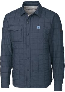 Cutter and Buck North Carolina Tar Heels Mens Grey Rainier PrimaLoft Quilted Outerwear Lined Jac..
