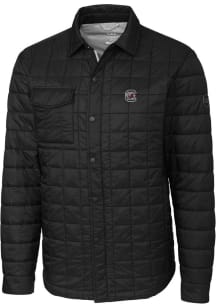 Cutter and Buck South Carolina Gamecocks Mens Black Rainier PrimaLoft Quilted Outerwear Lined Ja..