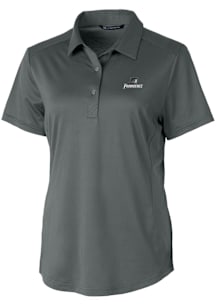Cutter and Buck Providence Friars Womens Grey Prospect Textured Short Sleeve Polo Shirt