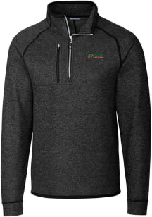 Cutter and Buck Florida A&amp;M Rattlers Mens Charcoal Mainsail Long Sleeve 1/4 Zip Pullover
