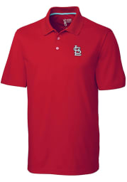 Cutter and Buck St Louis Cardinals Mens Red Fairwood Short Sleeve Polo