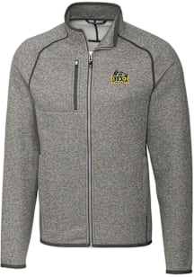 Mens Drexel Dragons Grey Cutter and Buck Mainsail Medium Weight Jacket