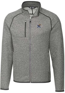 Cutter and Buck Memphis Tigers Mens Grey Mainsail Medium Weight Jacket