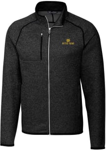 Cutter and Buck Notre Dame Fighting Irish Mens Charcoal Mainsail Long Sleeve Full Zip Jacket
