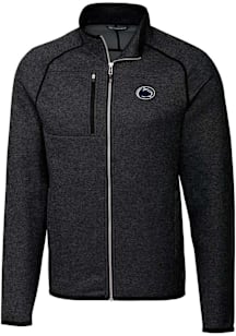 Mens Penn State Nittany Lions Grey Cutter and Buck Mainsail Medium Weight Jacket
