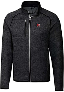 Cutter and Buck Rutgers Scarlet Knights Mens Grey Mainsail Medium Weight Jacket