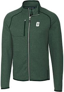 Cutter and Buck UNCC 49ers Mens Green Mainsail Medium Weight Jacket