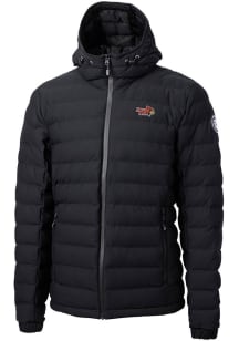 Cutter and Buck Illinois State Redbirds Mens Black Mission Ridge Repreve Puffer Filled Jacket