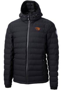 Cutter and Buck Oregon State Beavers Mens Black Mission Ridge Repreve Puffer Filled Jacket