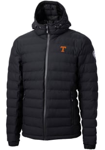 Cutter and Buck Tennessee Volunteers Mens Black Mission Ridge Repreve Puffer Filled Jacket