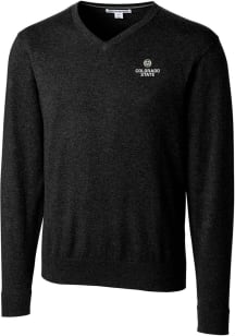 Cutter and Buck Colorado State Rams Mens Black Lakemont Long Sleeve Sweater