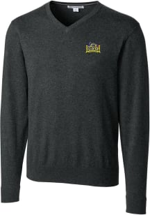 Cutter and Buck Drexel Dragons Mens Charcoal Lakemont Long Sleeve Sweater