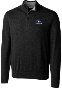 Cutter and Buck Creighton Bluejays Mens Black Lakemont Long Sleeve 1/4 Zip Pullover
