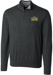 Cutter and Buck Drexel Dragons Mens Charcoal Lakemont Long Sleeve 1/4 Zip Pullover