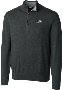 Cutter and Buck Florida Gulf Coast Eagles Mens Charcoal Lakemont Long Sleeve 1/4 Zip Pullover