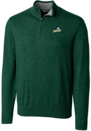 Cutter and Buck Florida Gulf Coast Eagles Mens Green Lakemont Long Sleeve 1/4 Zip Pullover