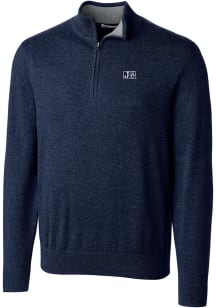 Cutter and Buck Jackson State Tigers Mens Navy Blue Lakemont Long Sleeve 1/4 Zip Pullover