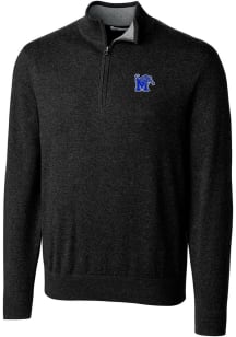 Cutter and Buck Memphis Tigers Mens Black Lakemont Long Sleeve 1/4 Zip Pullover