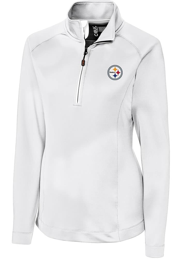 Antigua Women's Pittsburgh Steelers Fortune Black Pullover Jacket