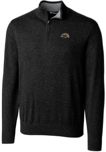 Cutter and Buck Southern Mississippi Golden Eagles Mens Black Lakemont Long Sleeve 1/4 Zip Pullo..