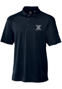 Cutter and Buck Xavier Musketeers Mens Navy Blue Genre Short Sleeve Polo