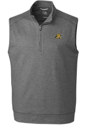Cutter and Buck Wichita State Shockers Mens Charcoal Shoreline Sweater Vest